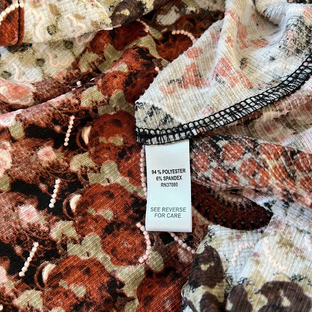 Perfect boho fall top size 14/16 like new #1 - Picture 5 of 7